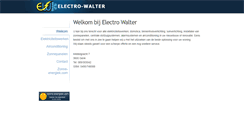 Desktop Screenshot of electro-walter.be